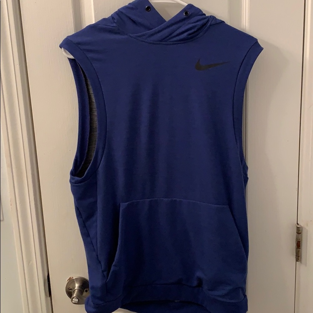 Nike work out tank top hooded